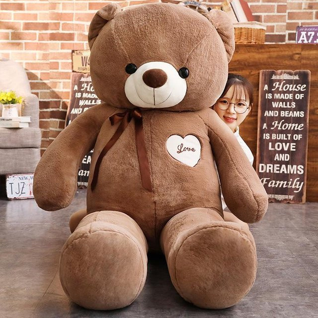 Yiran Furniture Amerikanischer Großer Bär Puppe, Plüschtier, 60cm - Bild 1