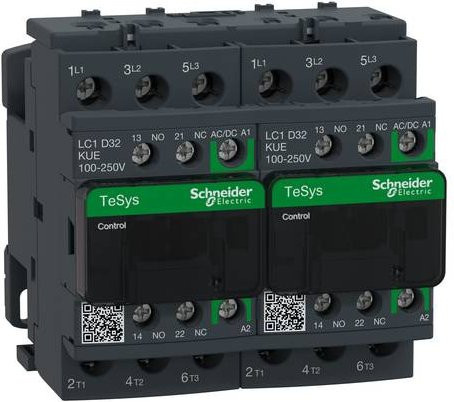 Schneider Electric LC2D32KUE Wendeschütz-Kombination in Grau - Bild 1