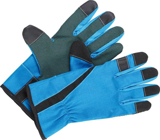 Floristikhandschuh PVC-Beschichtung Blau Größe 10 - Bild 1