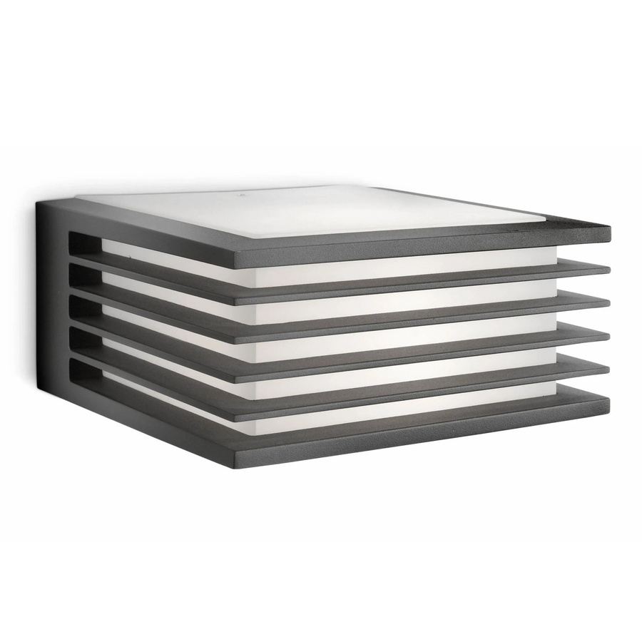 Philips Wandleuchte Shades Up/Down in Anthrazit aus Aluminium, B/T/H: 8,2 x 17,1 x 17 cm - Bild 2