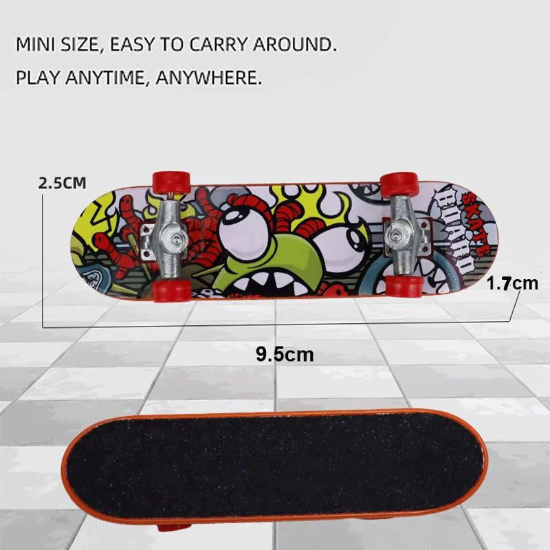 Linyi toy Fingerboard Skateboard aus Metall bunt/mehrfarbig - Bild 3