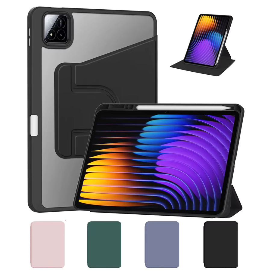 Xiaomi Tablet Schutzhülle mit Stifthalter in Schwarz für Xiaomi Pad 7 Pro, Redmi Pad SE und Pad Pro Modelle - Bild 5