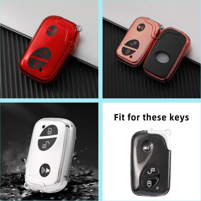 BYD Soft TPU Schlüsselanhänger Schutzhülle für 3-Tasten-Smart-Remote-Schlüssel für S6 S7 G3 L3 M6 L6 E6 F0 F3 - Bild 1