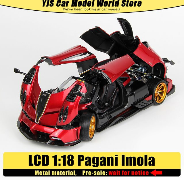 LCD CLD Pagani Imola Druckgussmodell im Maßstab 1:18, Silber, Metallmodell für deine Sammlung - Bild 1