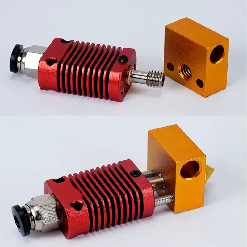 JTZTF 3D Drucker Hotend Extruder Kit mit Heizblock und Düse für CR10, CR10s, Ender 3 V2 und Ender 5 - Bild 2