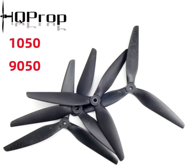 HQProp 3-Blatt Propeller, Schwarz, Carbonverstärkter Nylonpropeller - Bild 1