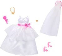 Mattel Braut Mode Puppenkleidung Set für Barbie und Ken, 2er-Pack - Bild 1