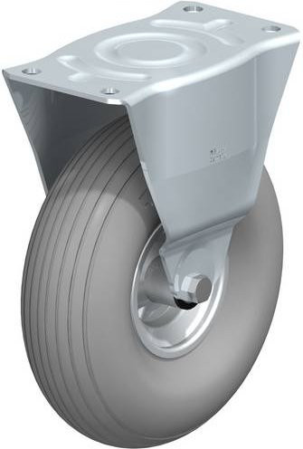 Blickle Bockrolle B-P 261R-SG in Grau mit 260 mm Rad-Durchmesser und 150 kg Tragfähigkeit - Bild 1