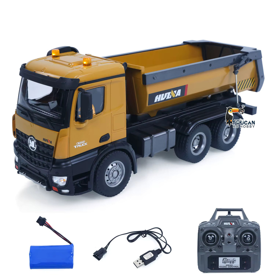 HUINA 573 Elektrischer RC-Muldenkipper, 1:14, mit Licht und Sound - Bild 2
