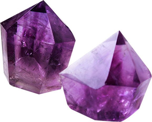Natürlicher Amethyst-Kristall in Lila als Dekorationsobjekt und Heilstein von Sisterstone - Bild 1
