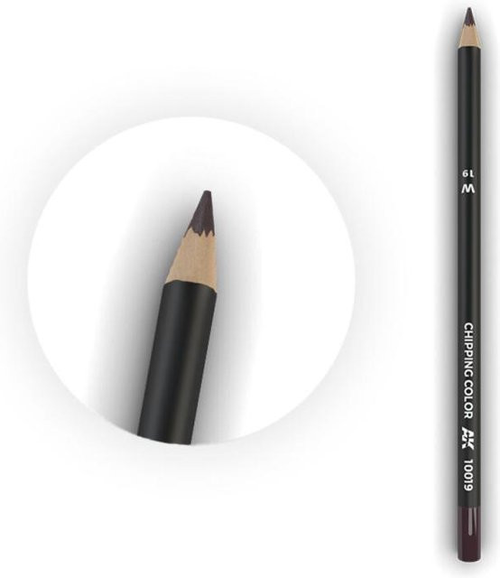 AK Interactive Watercolor Pencil Chipping Color in Braun - Bild 1