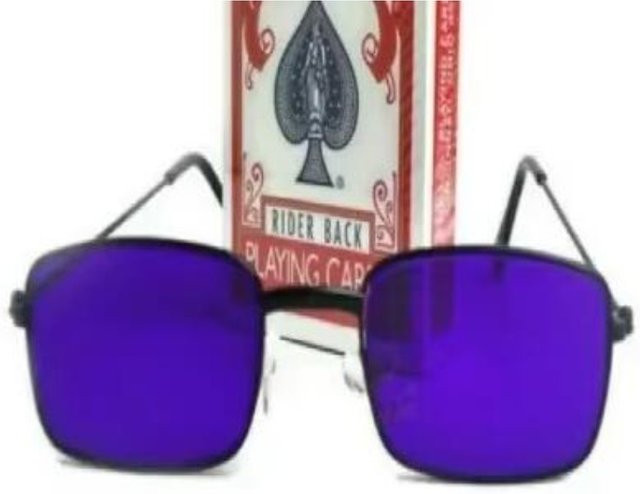 ZQION Reader-Sonnenbrille mit roten Bicicle-markierten Karten, Pappe / Karton - Bild 1