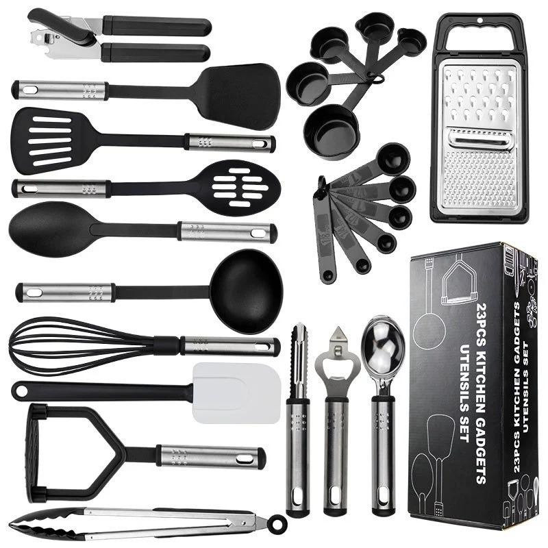Nest & Nook Set mit 25 antihaftbeschichteten Silikon-Küchenutensilien zum Kochen und Backen - Bild 1