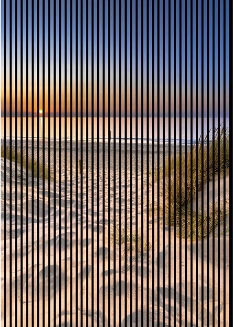 FN Acustico Akustikplatte Strand in Bunt aus PET und MDF mit modernem Design, H x B x T: 2.400 x 1.693 x 19 mm - Bild 1