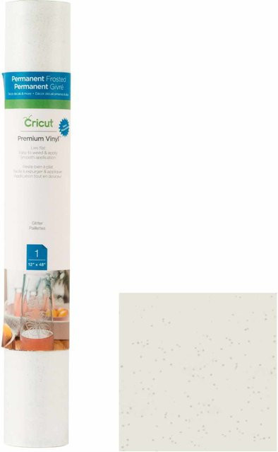 Cricut Premium Vinyl Permanent Frosted Glitter 30,5 x 122 cm - Bild 1