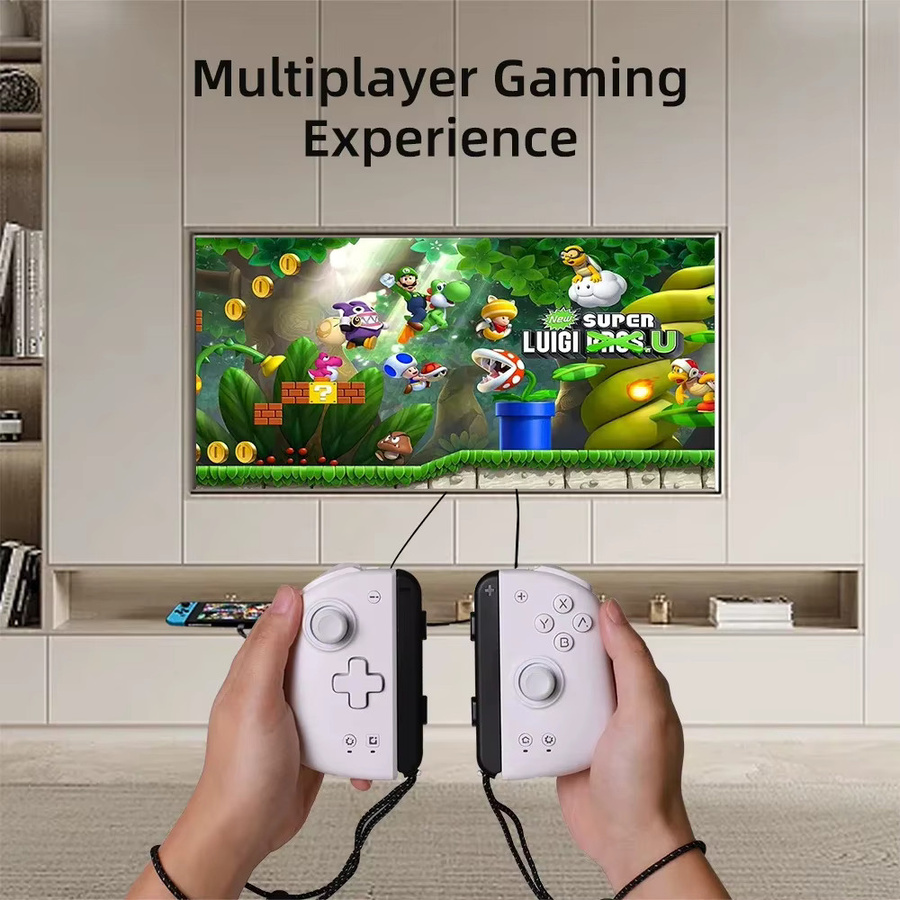 MOBAPAD M6 HD Gemini 2 Bluetooth Wireless Game Controller mit Sensing Joystick Gamepad für Nintendo Switch und Switch OLED in Weiß - Bild 2