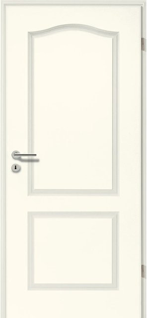 GetaDoor Zimmertür Brillant Classic 4002-B in Weiß, Landhausstil, Anschlag Rechts, Breite: 86,0 cm, Höhe: 198,5 cm - Bild 1