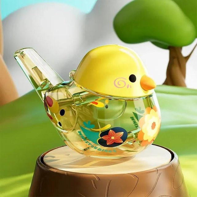 Linyi toy Vogel, bunt, gelb - Bild 1