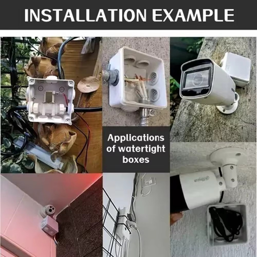 RA Wasserdichte IP65 Stromverteilerdose in Weiß für Hausautomation und elektrische Steuerkabelabzweigdose - Bild 4