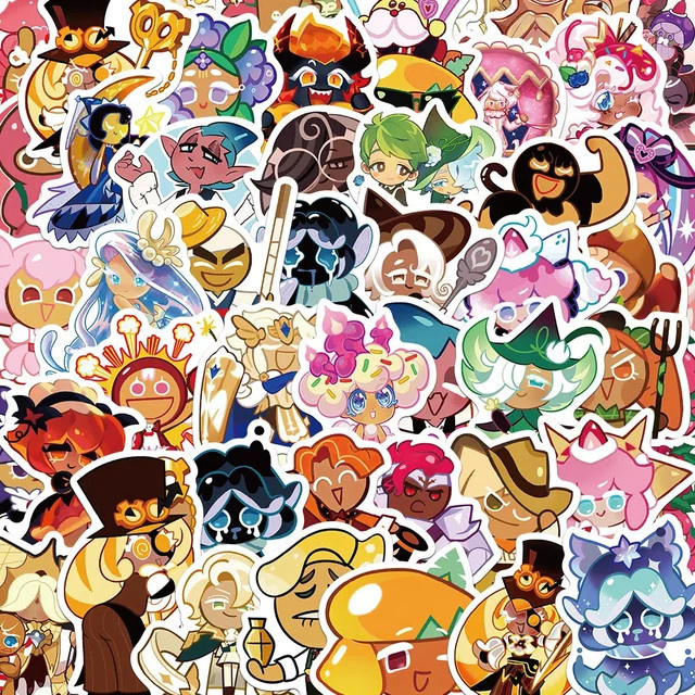 GOGOTU Cookie Run Kingdom Aufkleber, 50-teiliges Set, Bunt / Mehrfarbig - Bild 1