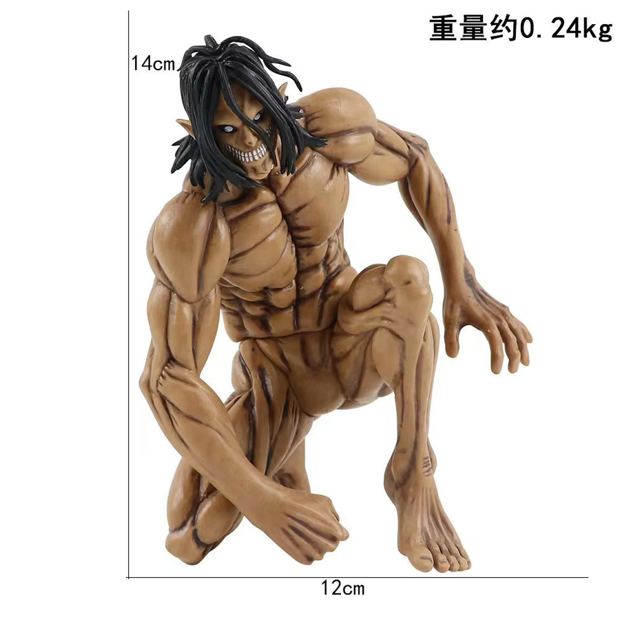 Bandai Attack on Titan Figur, Fantasy, Kunststoff, Braun - Bild 3
