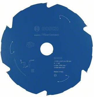 Bosch Expert Kreissägeblatt für Faserzement mit 6 Zähnen, Durchmesser: 216 mm, Bohrung: 30 mm - Bild 1