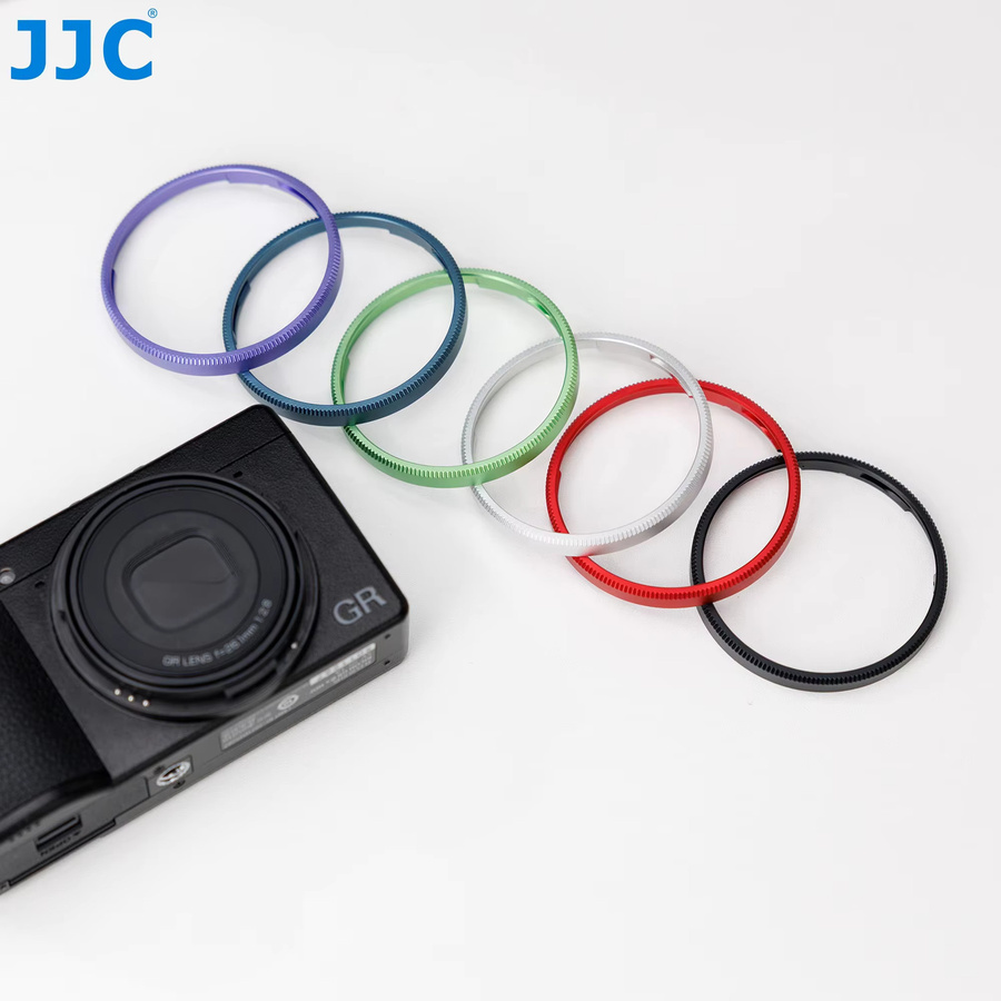JJC Metall-Dekorringkappe in Rot für Ricoh GR III und Ricoh GR III HDF als Ersatz für die Ricoh GN-1 Objektivringkappe - Bild 6
