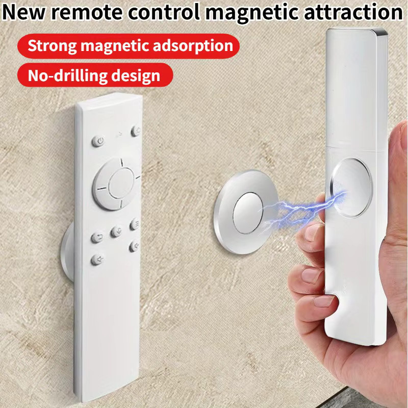 2er-Set Magnetische Wandhalterungen aus Metall für Schlüssel, Fernbedienungen und Notizen - Bild 3