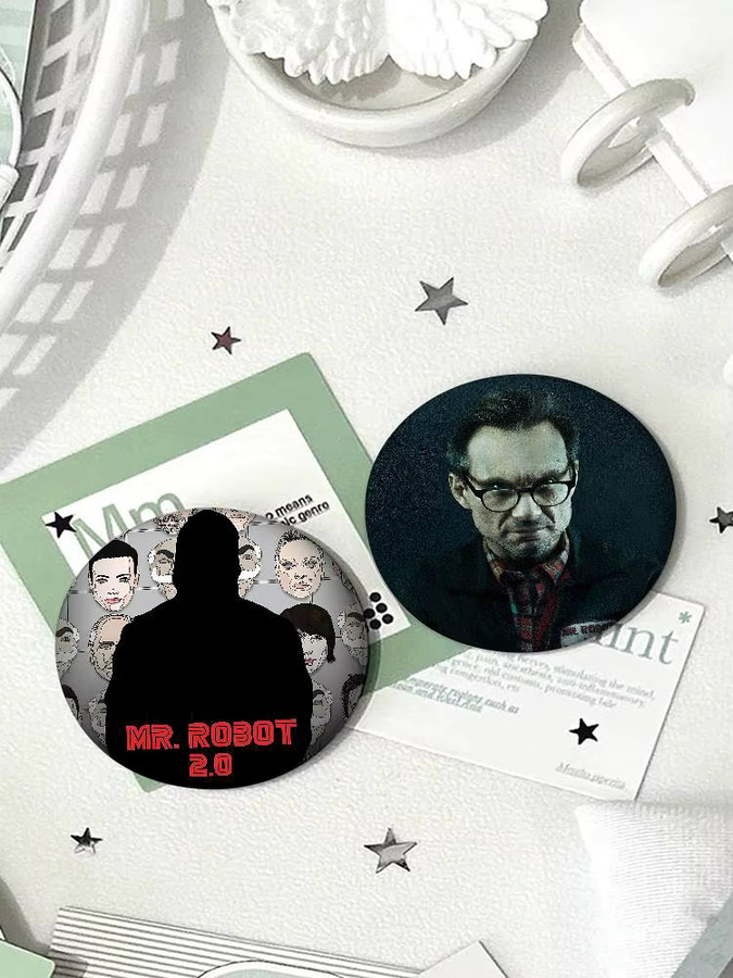 Bilibili Roboter Abzeichen, Weißblech, Pin Brosche, Unisex - Bild 7