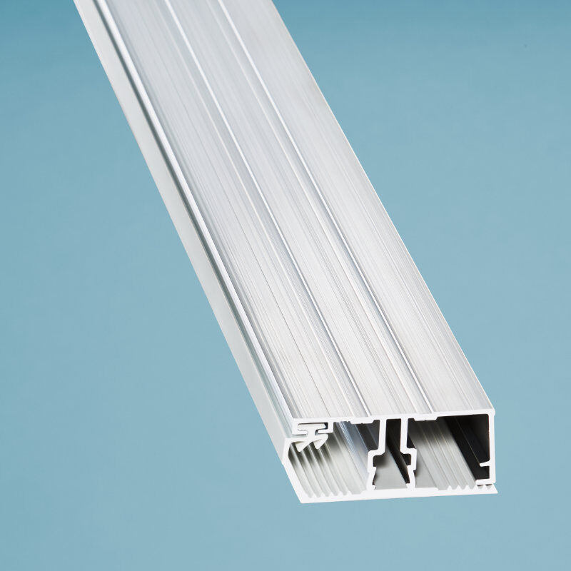 Scobalit Aluminium Rand Verlegeprofil Silber für 16 mm Stegplatten Breite: 6 cm - Bild 1