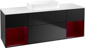 V&B Waschtischunterschrank Finion in Blau lackiert, B/T/H: 160 x 50,1 x 50,1 cm - Bild 1