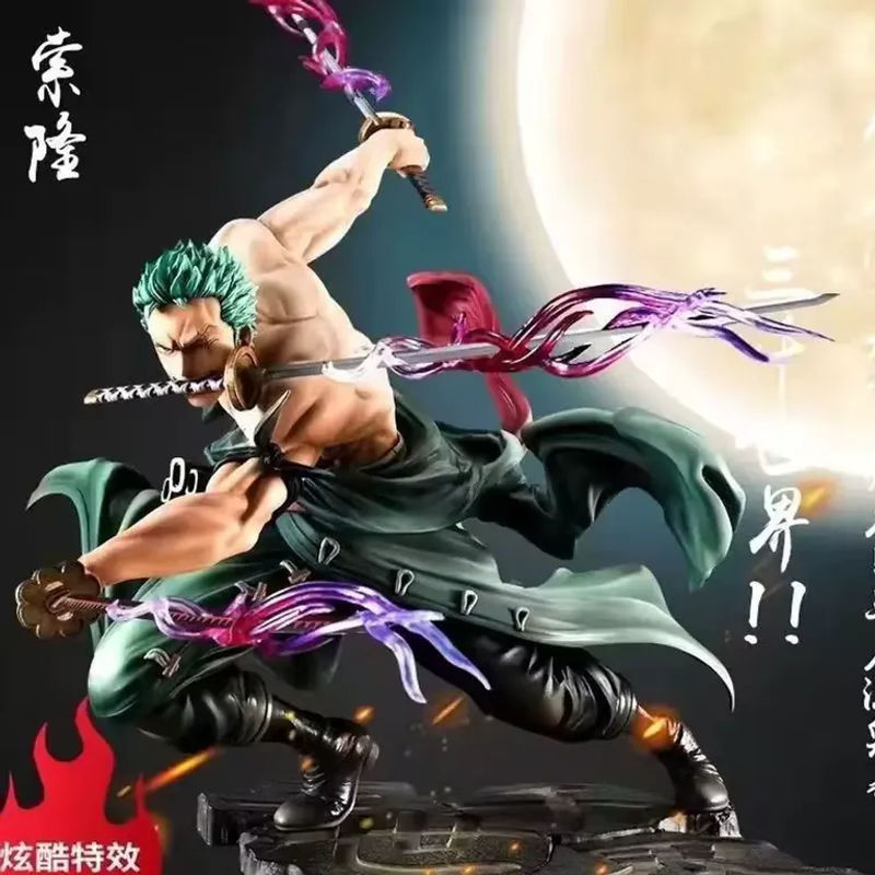 Bandai One Piece Roronoa Zoro Anime Actionfigur aus PVC in Mehrfarbig - Bild 4