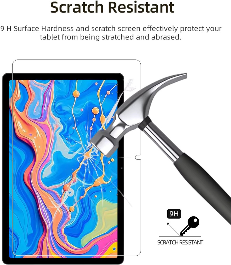 2er-Pack Teclast Artpad Pro 12,7 Zoll Displayschutzfolie aus 9H gehärtetem Glas, transparent und kratzfest - Bild 2