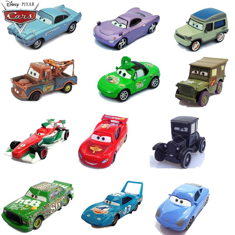 Disney Pixar Cars Lightning McQueen Jackson Storm DJ Cruz Spielzeugauto 1:55 Metall - Bild 1