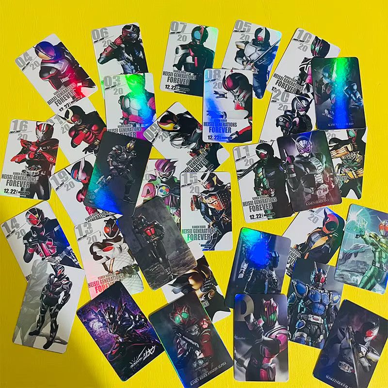 Bandai Kamen Rider LOMO-Karten, Sammelkarten, 50-teiliges Set - Bild 1