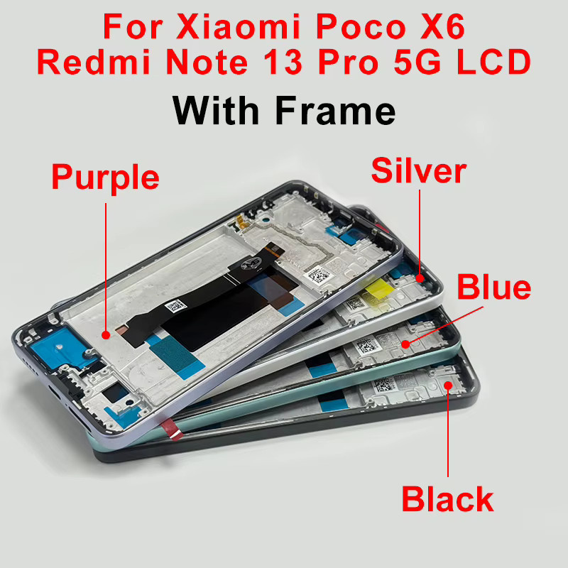 AMOLED Display Ersatz für Xiaomi Poco X6 und Poco X6 Pro 5G inklusive Touchscreen Digitizer - Bild 3