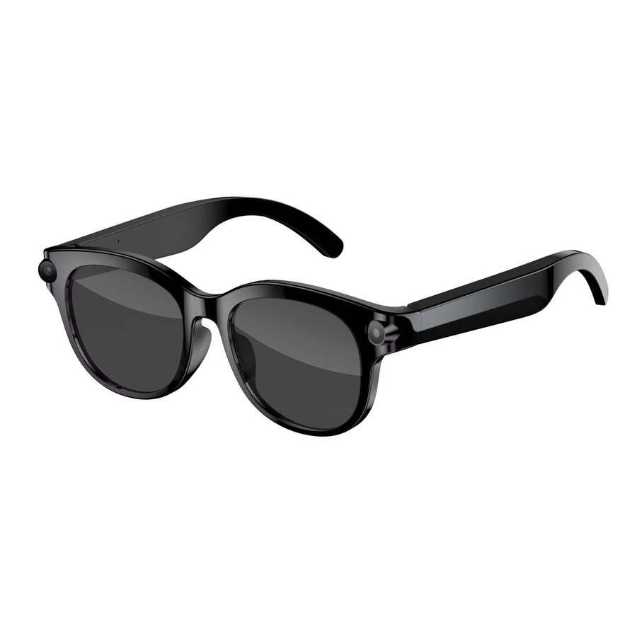LIGE AI Smart-Brille in Schwarz mit 2MP-Kamera, Echtzeit-Übersetzung in über 100 Sprachen, Bluetooth für Anrufe und Videoaufnahme - Bild 6