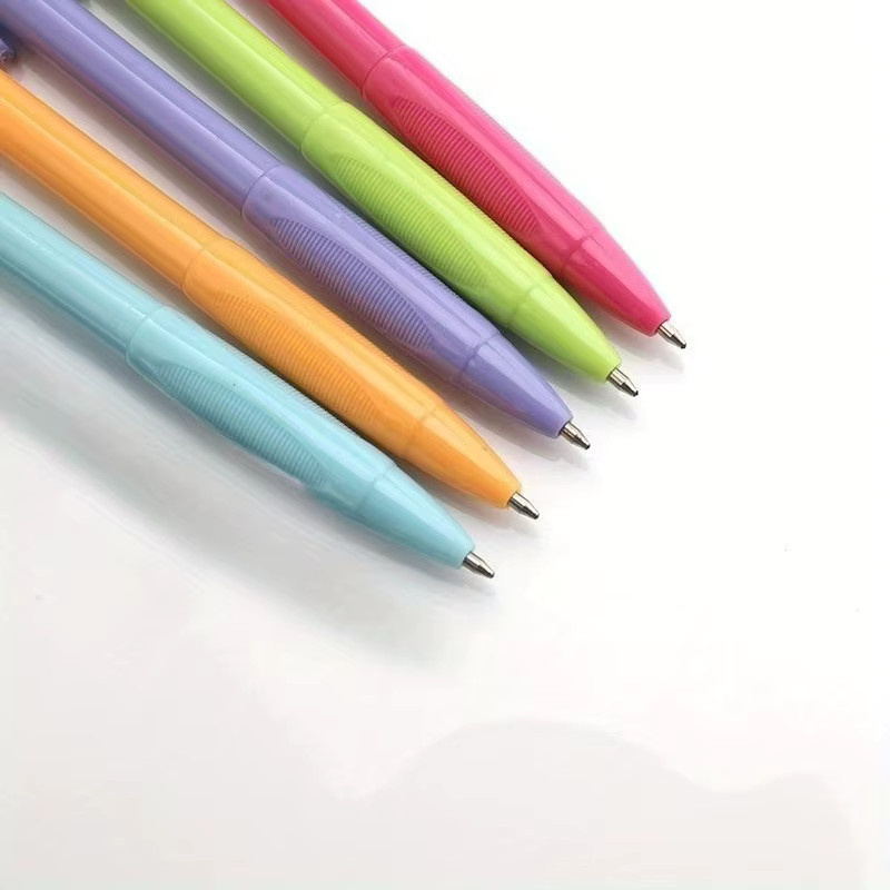 5 Stück Kugelschreiber mit blauer Tinte und 0,7 mm Spitze in Mehrfarben aus Kunststoff - Bild 1