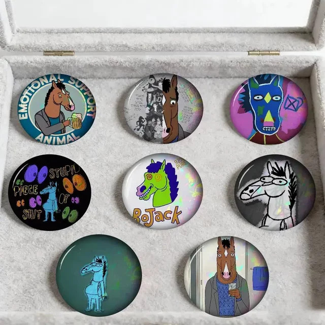 Kayou Anstecknadeln Anime BoJack H-Horseman, Unisex - Bild 1