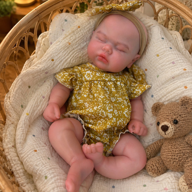 OtardDolls Reborn-Puppe, Mädchenpuppe, Silikon, 33cm, bunt - Bild 1