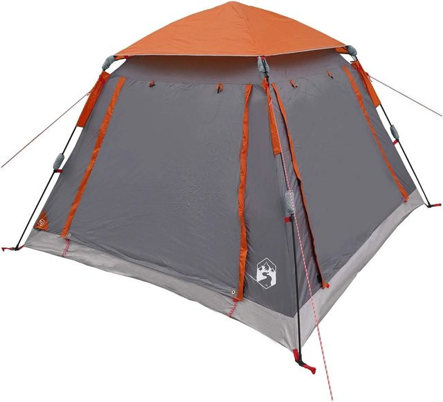 vidaXL Sofort-Zelt mit Regenhaube für 3 Personen, schnell abnehmbar, 42008401 - Bild 1