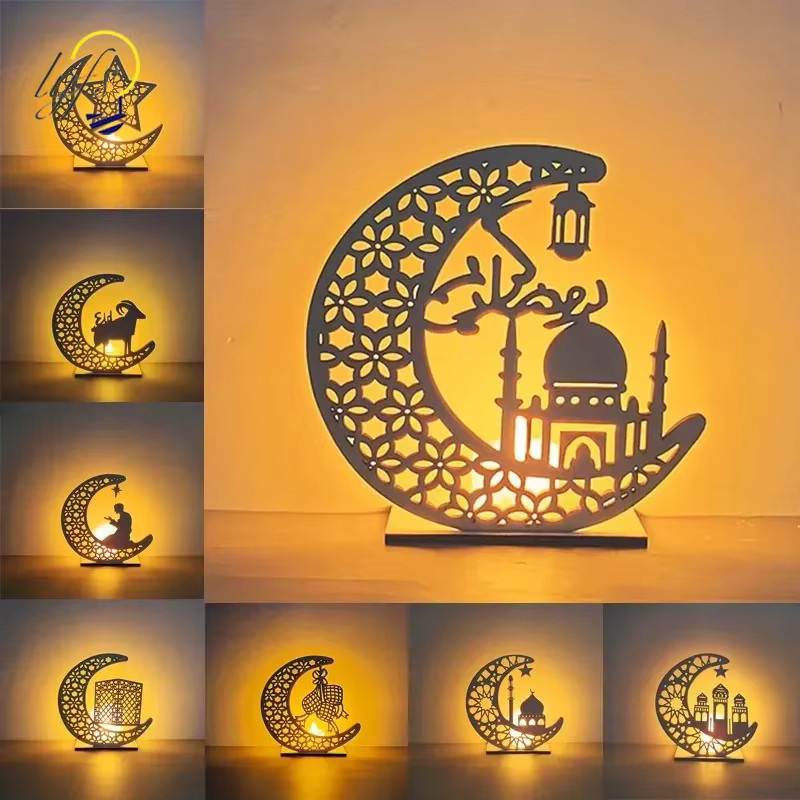 Lyfs EID Mubarak Holz Anhänger als Ramadan und Eid Dekoration - Bild 2