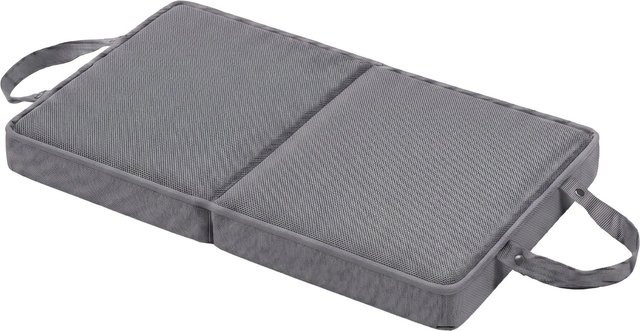 Relaxdays Garten Kniematte aus Schaumstoff in Grau, faltbar und stoßdämpfend, B/T/H: 61,0 x 34,0 x 6,0 cm - Bild 1