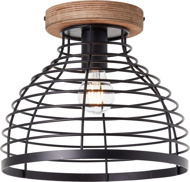 Brilliant Avia Deckenleuchte in Schwarz und Holz mit Durchmesser: 30 cm - Bild 2