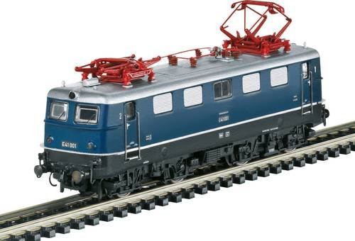 MiniTrix N E-Lok BR E 41 der DB in Stahlblau - Bild 1