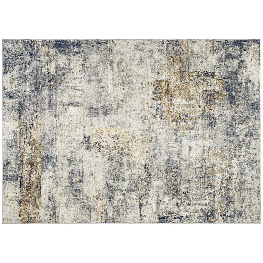 HOMCOM Wohnzimmerteppich modern, maschinenwaschbarer und rutschfester Flächenteppich in Grau, B: 230 cm, T: 160 cm - Bild 2