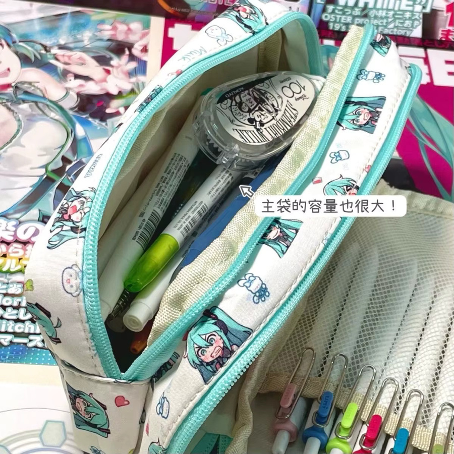 Bandai Hatsune Miku Federmäppchen mit großer Kapazität in Multicolour - Bild 2