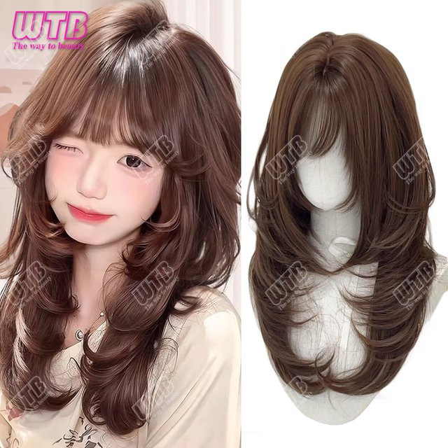 WTB Synthetische Perücke, langes lockiges Haar, Damen - Bild 1