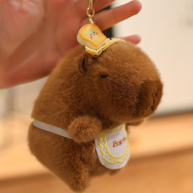Yiran toy Foodie Capybara Plüschtiere, Mini-Lebensmittel-Capybara, 11cm - Bild 1