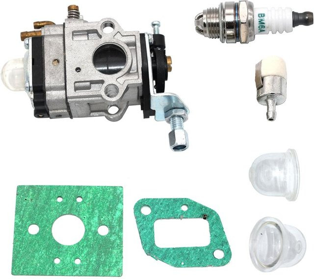 SeekPro Vergaser in Silber für Poulan Pro PR46BT, PR48BT, McCulloch GB355BP, Artesão CMXGAAH46BT und 501424371 - Bild 1
